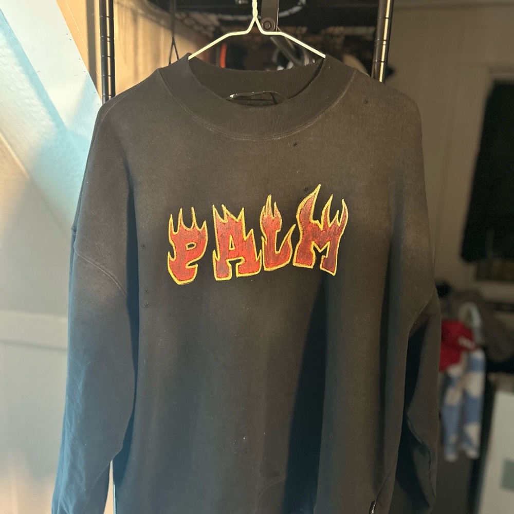 Palm Angels Sweatshirt with Flame Logo